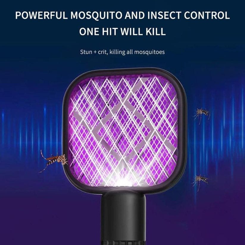 2-in-1 Rechargeable Electric Mosquito Killer Racket & UV Lamp