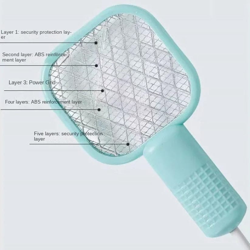 2-in-1 Rechargeable Electric Mosquito Killer Racket & UV Lamp