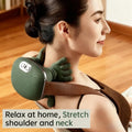Electric Heated Neck & Shoulder Massager – Deep Kneading Back Massage Device