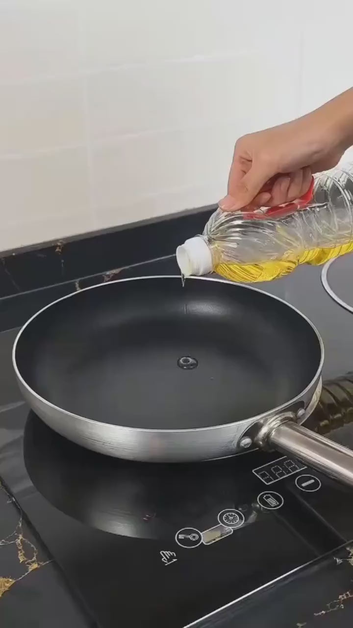 glass oil sprayer and dispenser bottle with spray nozzle, pouring spout and handle